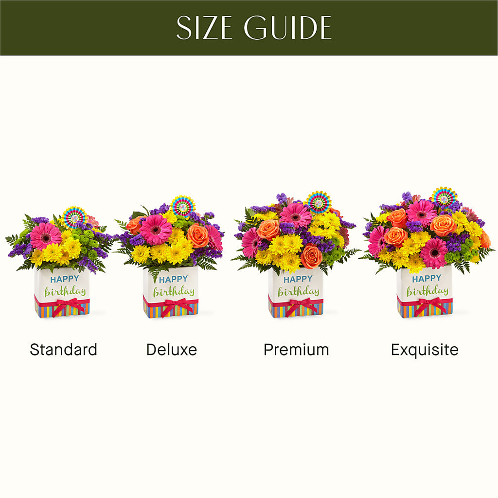 Birthday Brights Bouquet – THE FLOWER BOX & GIFTS, Sweetwater TX