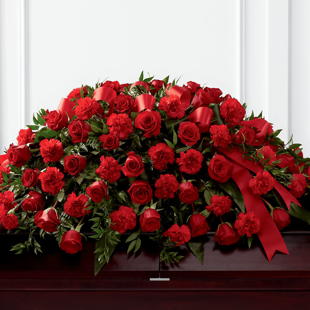 Tribute of Life Casket Spray – THE FLOWER BOX & GIFTS, Sweetwater TX