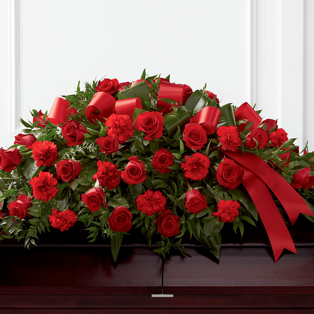 Tribute of Life Casket Spray – THE FLOWER BOX & GIFTS, Sweetwater TX