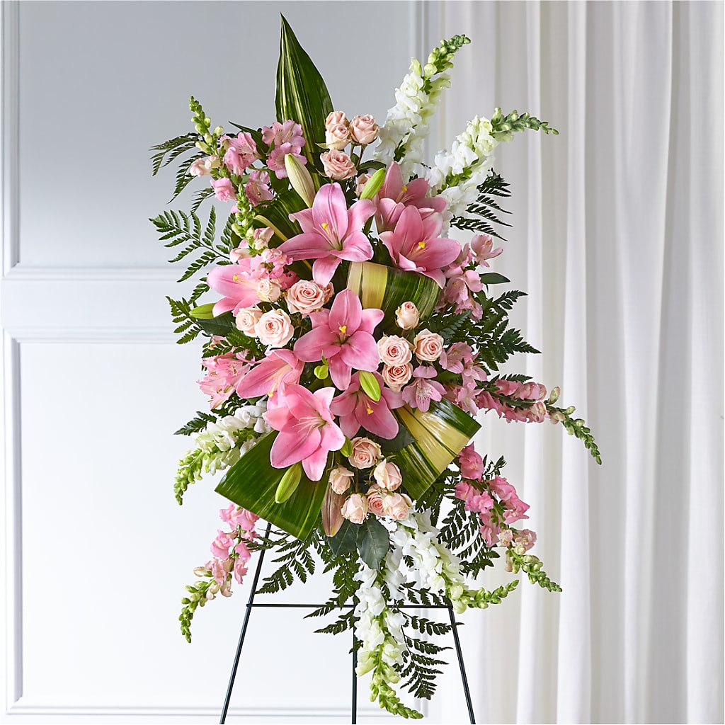 Elegant Embrace Standing Spray – THE FLOWER BOX & GIFTS, Sweetwater TX