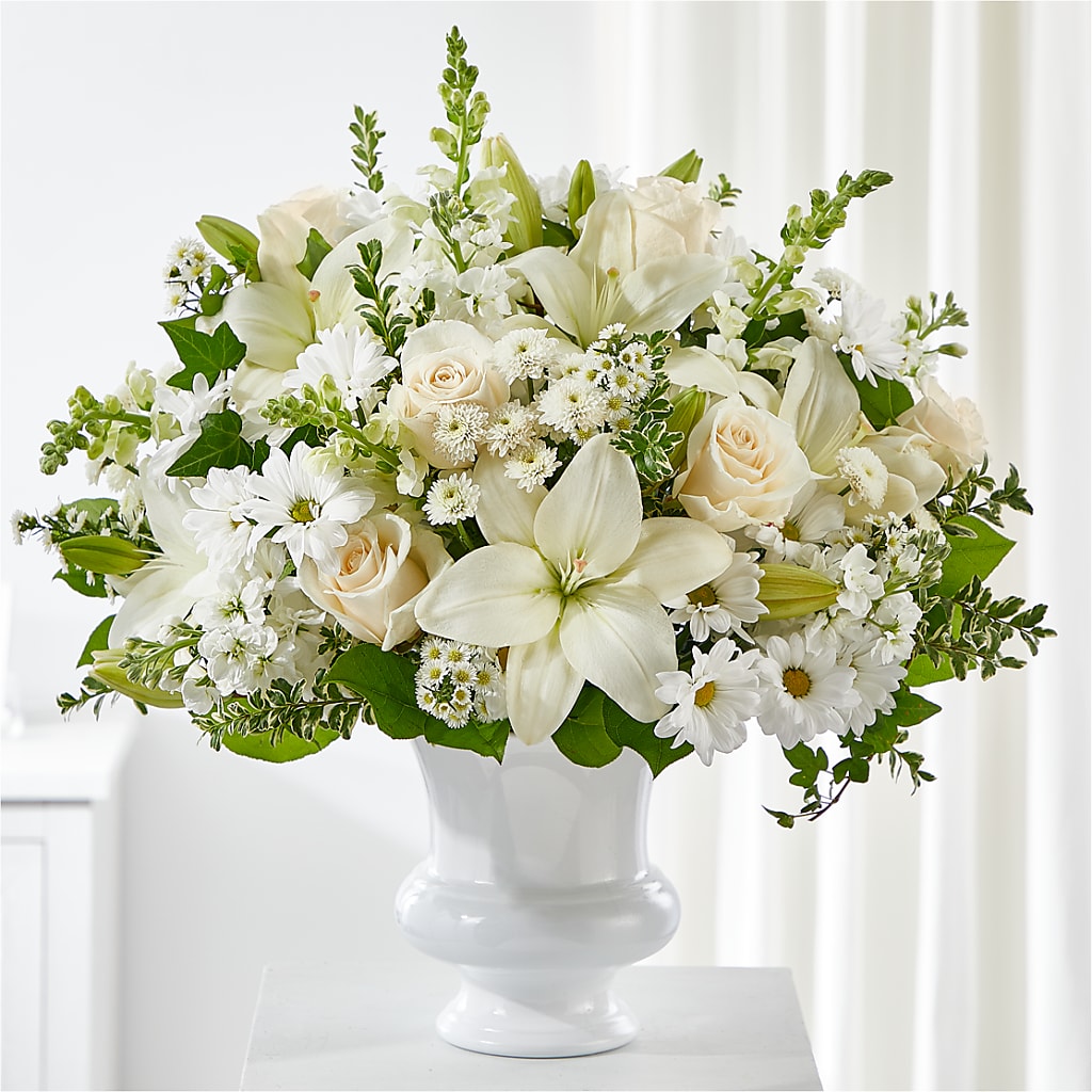 Uplifting Urn Arrangement – THE FLOWER BOX & GIFTS, Sweetwater TX