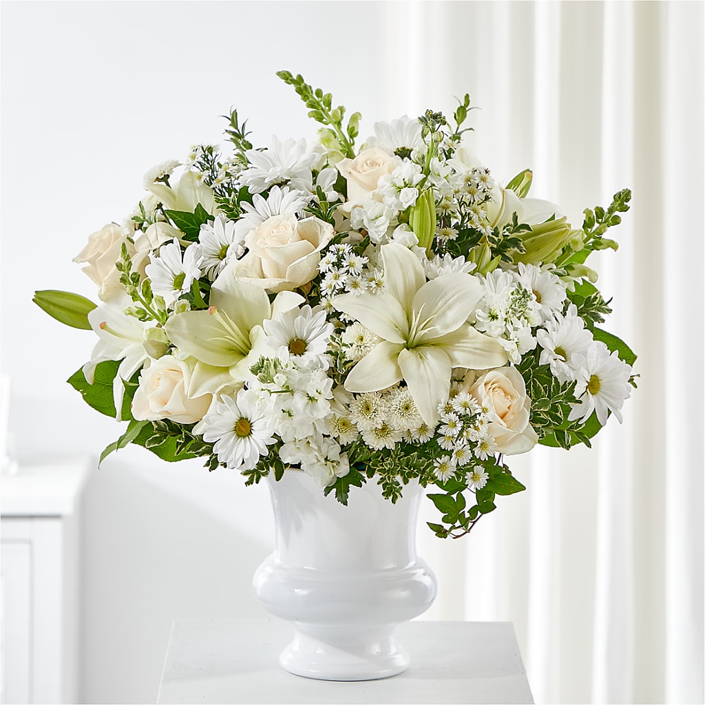Uplifting Urn Arrangement – THE FLOWER BOX & GIFTS, Sweetwater TX