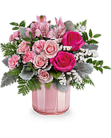 Blushing Gem Bouquet – THE FLOWER BOX & GIFTS, Sweetwater TX
