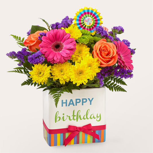 Birthday Brights Bouquet – THE FLOWER BOX & GIFTS, Sweetwater TX