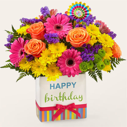 Birthday Brights Bouquet – THE FLOWER BOX & GIFTS, Sweetwater TX