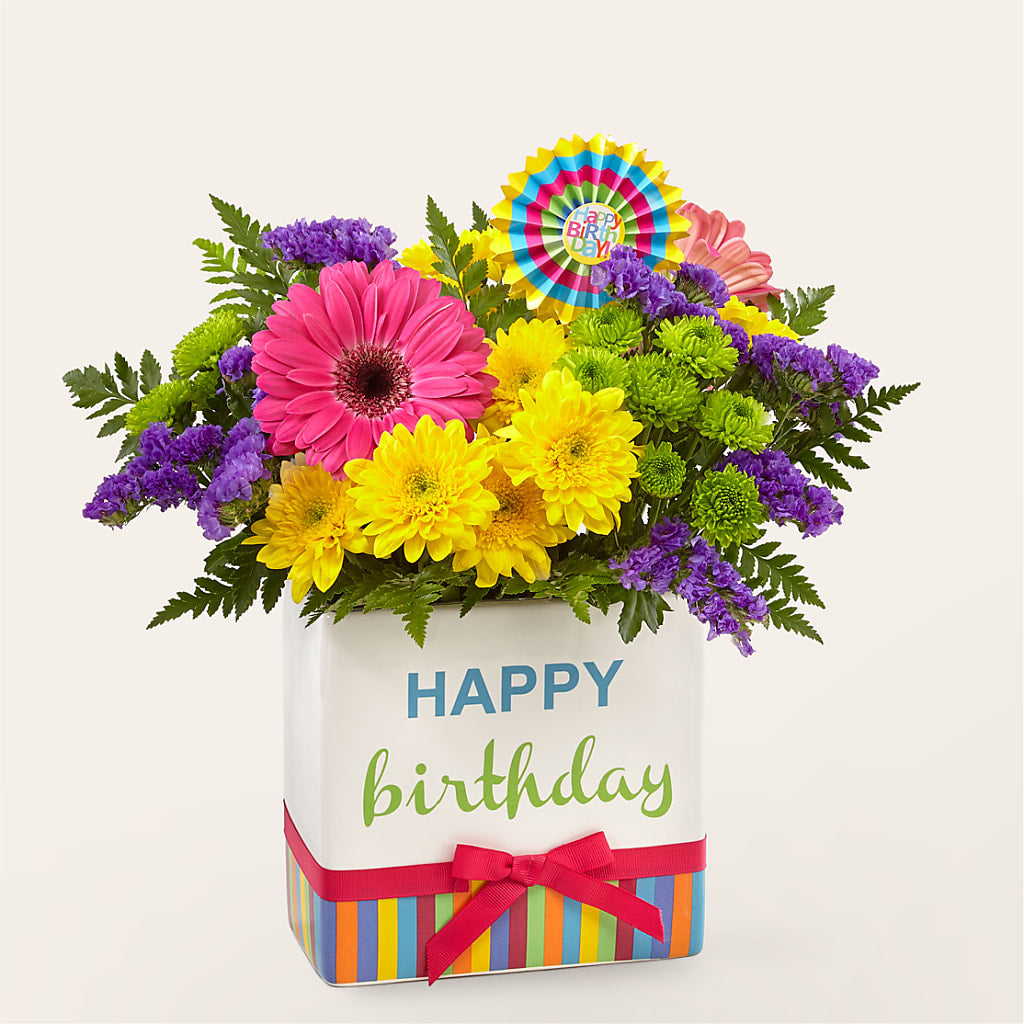 Birthday Brights Bouquet – THE FLOWER BOX & GIFTS, Sweetwater TX