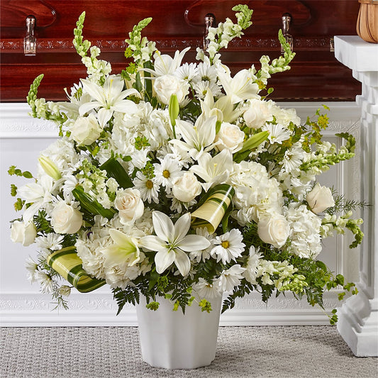 Thoughts of Tranquility Floor Basket – THE FLOWER BOX & GIFTS, Sweetwater TX