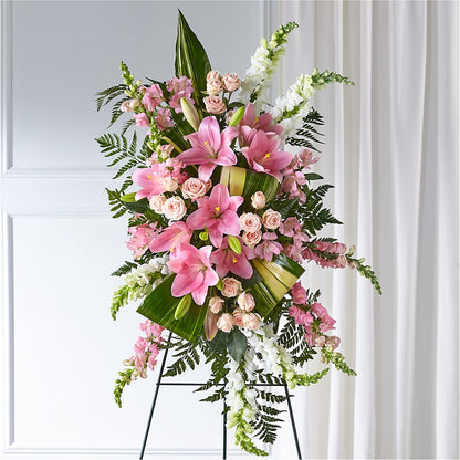 Elegant Embrace Standing Spray – THE FLOWER BOX & GIFTS, Sweetwater TX
