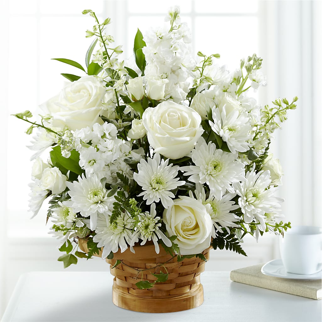 Heartfelt Condolences Arrangement – THE FLOWER BOX & GIFTS, Sweetwater TX
