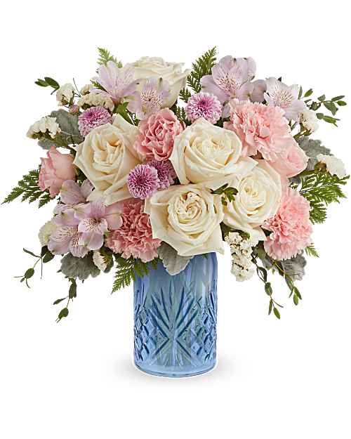 Blue Belle Bouquet  – THE FLOWER BOX & GIFTS, Sweetwater TX