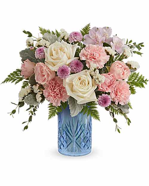 Blue Belle Bouquet  – THE FLOWER BOX & GIFTS, Sweetwater TX